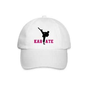 karate - Baseball Cap - white/white - Front