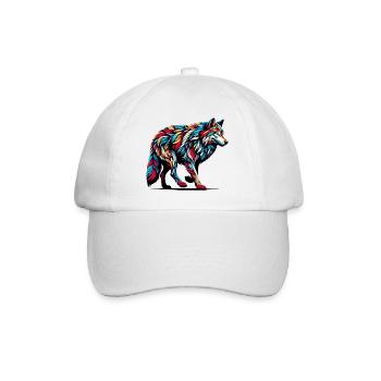 Loup - Casquette classique - blanc/blanc - Devant