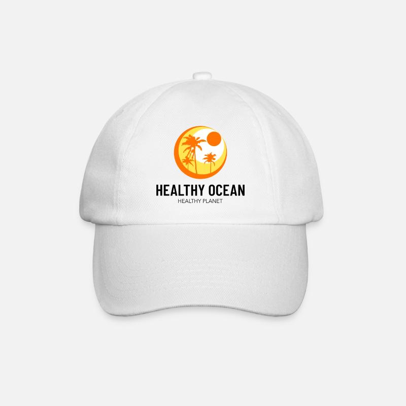 Marine Conservation - Baseball Cap - white/white