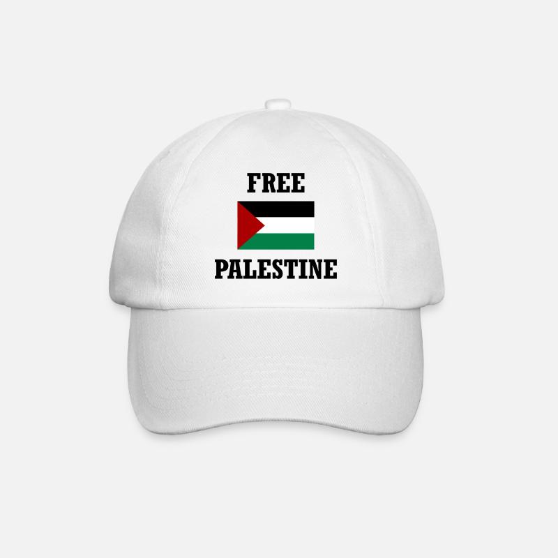 Palestine libre - Casquette classique - blanc/blanc