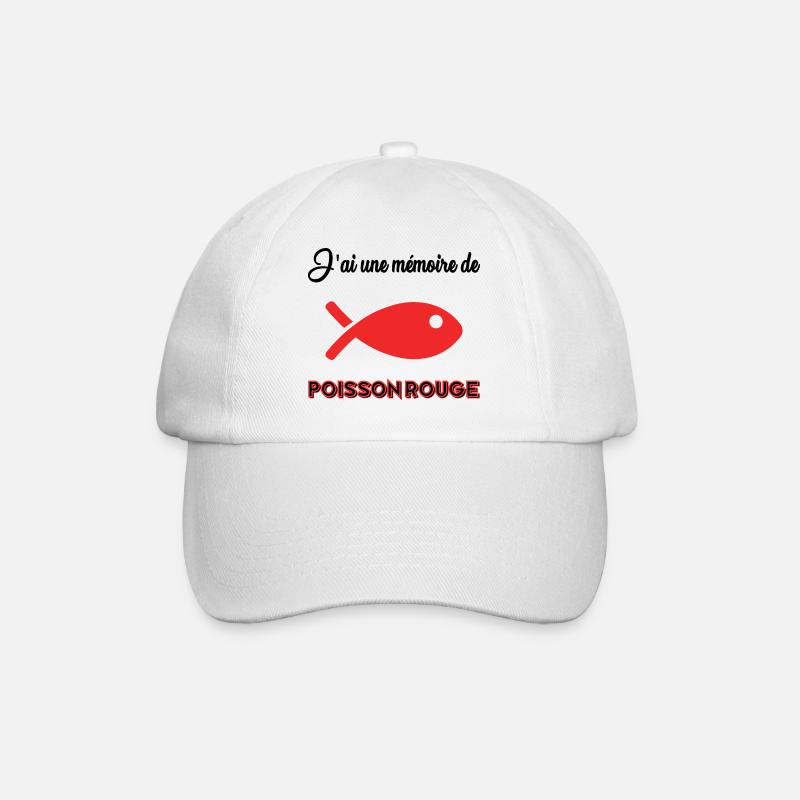 POISSON. MEMOIRE. - Casquette classique - blanc/blanc