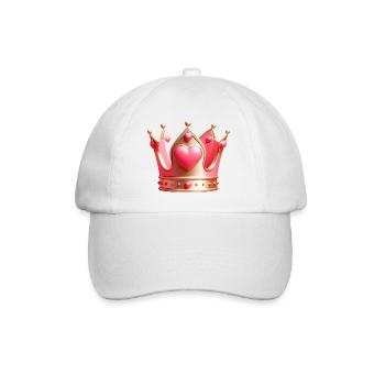 The King of love - Baseball Cap - white/white - Front
