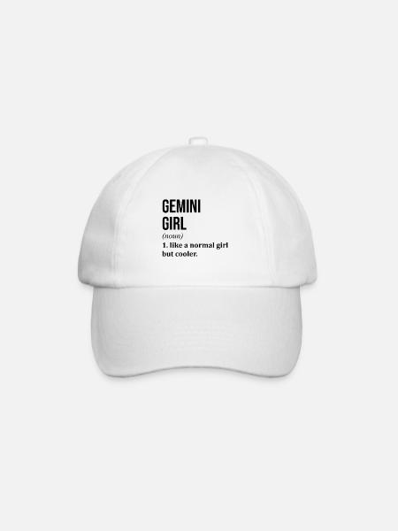 Gemini Gemini Gemini - Baseball Cap - white/white