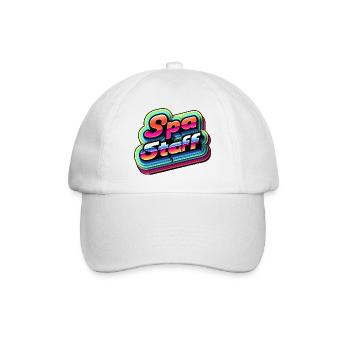 Spa Staff 8 - Baseball Cap - white/white - Front