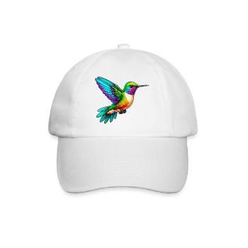 Kolibri - Baseballkappe - Weiß/Weiß - Vorne