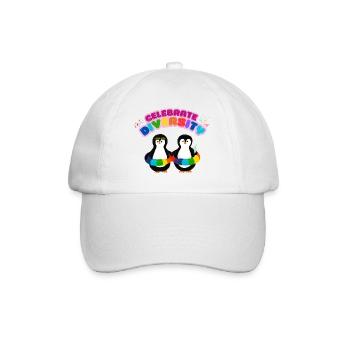 Celebrate Diversity - Baseball Cap - white/white - Front