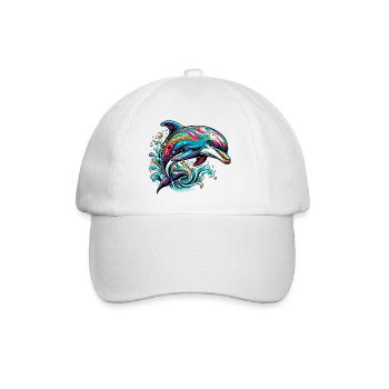 Dauphin - Casquette classique - blanc/blanc - Devant