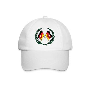Drapeaux Couronne de laurier de Basse-Saxe - Casquette classique - blanc/blanc - Devant