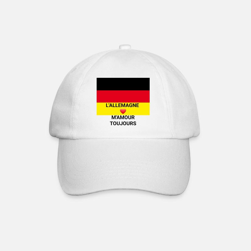 M'Amour - Baseballkappe - Weiß/Weiß