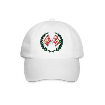 Flags Bremen laurel wreath - Baseball Cap - white/white - Front