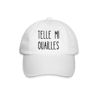 telle mi ouailles - Casquette classique - blanc/blanc - Devant