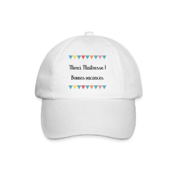 MISTRESS. THANK YOU. THANK YOU MISTRESS - Baseball Cap - white/white - Front