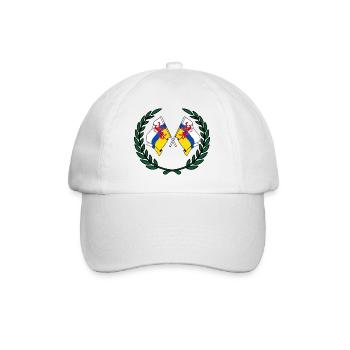 Flags province of Limburg laurel wreath - Baseball Cap - white/white - Front
