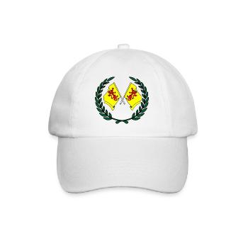 Couronne de laurier des drapeaux de la province de Hollande méridionale - Casquette classique - blanc/blanc - Devant