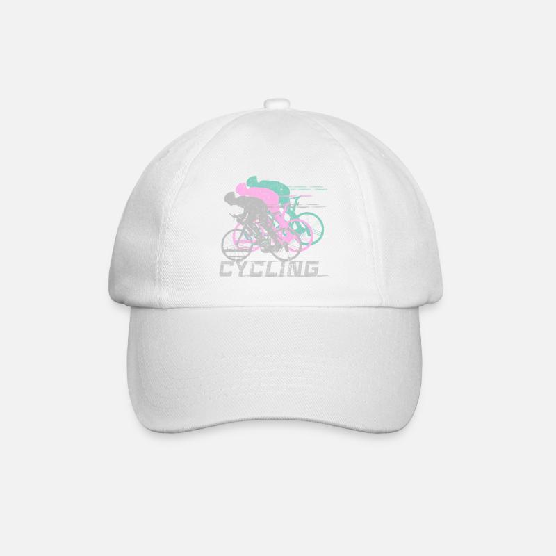 Radfahren - Baseballkappe - Weiß/Weiß