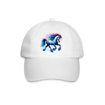 Horse - Baseball Cap - white/white - Front