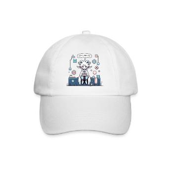 Just One More Level! - Baseball Cap - white/white - Front
