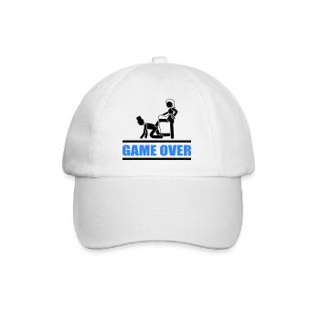 brautpaar game over - Baseballkappe - Weiß/Weiß - Vorne