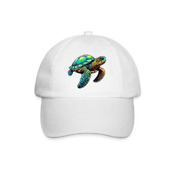 Turtle - Baseball Cap - white/white - Front
