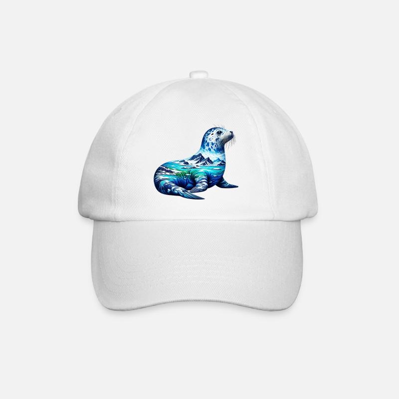 Phoque - Casquette classique - blanc/blanc