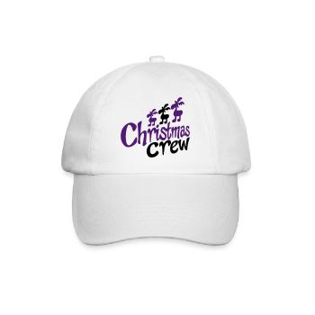 équipe drôle à Noël - Casquette classique - blanc/blanc - Devant