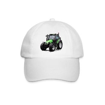 Agrotron 100 - Baseballkappe - Weiß/Weiß - Vorne