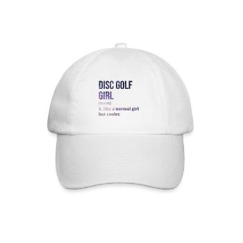 Discgolf - Baseballkappe - Weiß/Weiß - Vorne