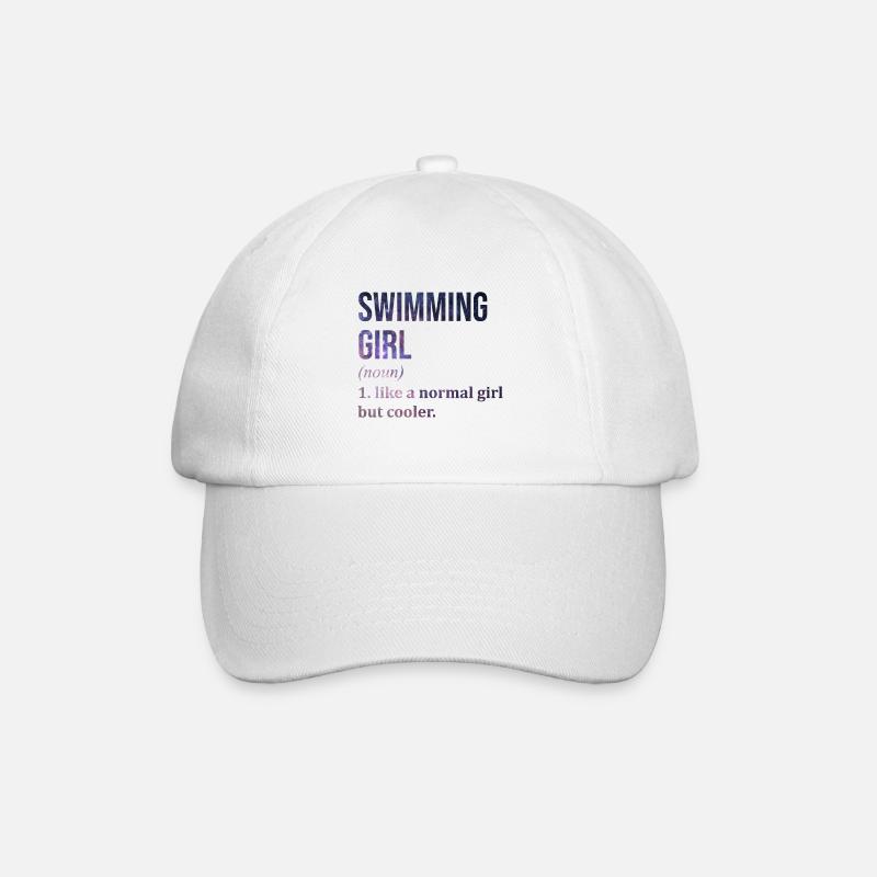 Schwimmen - Baseballkappe - Weiß/Weiß