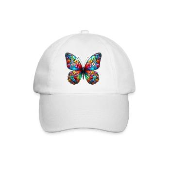 Butterfly - Baseball Cap - white/white - Front