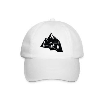 VTT Sports Vélo - Casquette classique - blanc/blanc - Devant