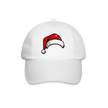 weihnachten nikolaus mütze - Baseballkappe - Weiß/Weiß - Vorne