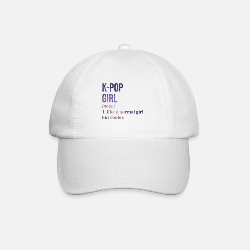 k pop - Casquette classique - blanc/blanc