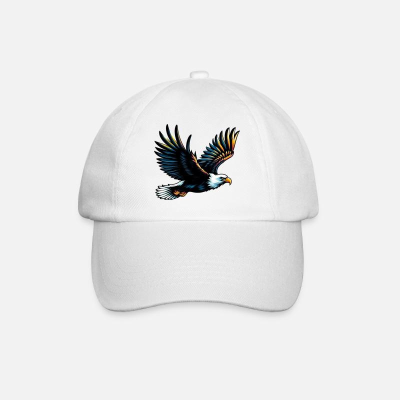 Adler - Baseballkappe - Weiß/Weiß