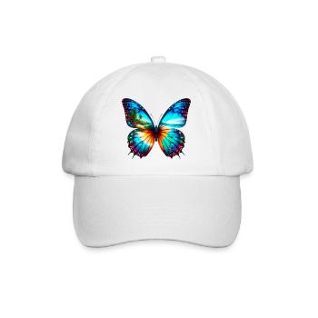 Butterfly - Baseball Cap - white/white - Front