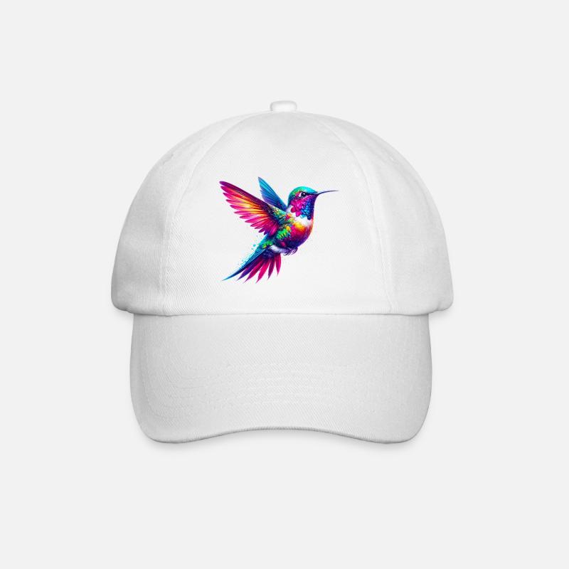 Kolibri - Baseballkappe - Weiß/Weiß