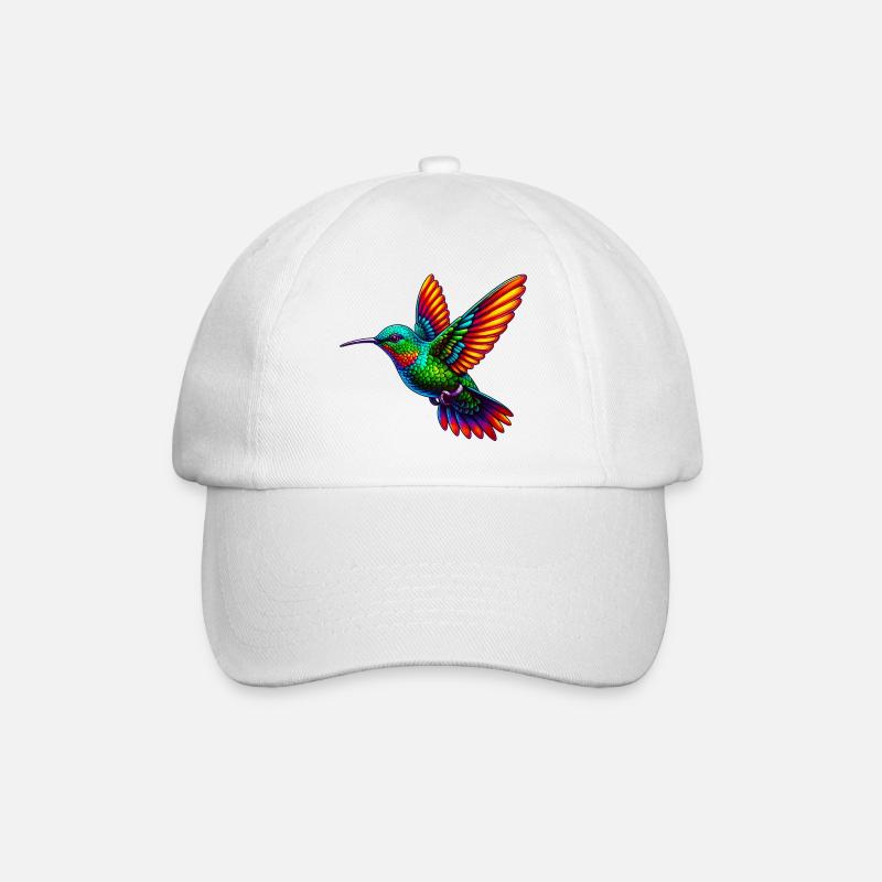 Kolibri - Baseballkappe - Weiß/Weiß