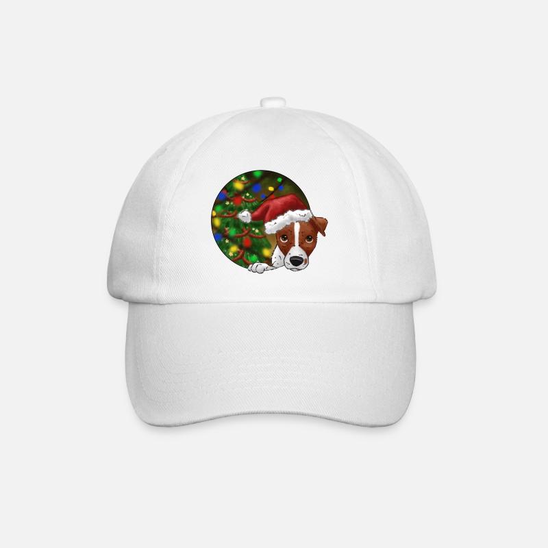 Russel Christmas - Baseballkappe - Weiß/Weiß