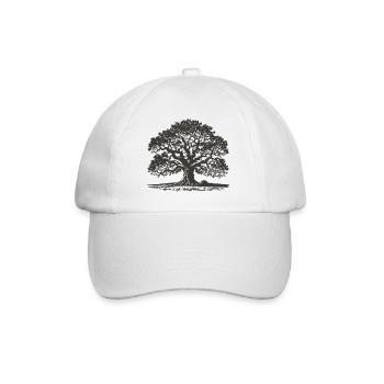 Chêne - Casquette classique - blanc/blanc - Devant