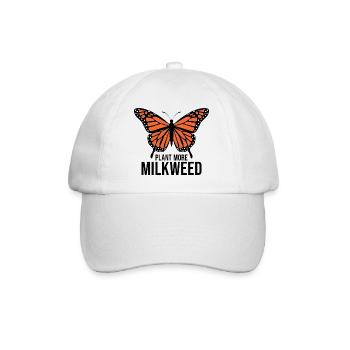 Plus de plantes à soie pour les papillons - Casquette classique - blanc/blanc - Devant