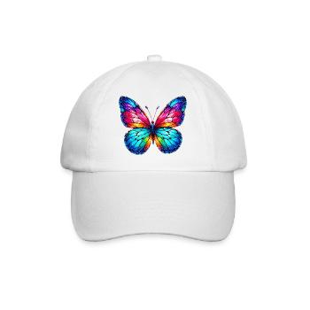 Butterfly - Baseball Cap - white/white - Front
