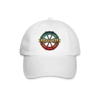 Nordstyle Hamburg Ankerdesign N° 1 Ville - Casquette classique - blanc/blanc - Devant