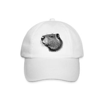Castor - Casquette classique - blanc/blanc - Devant