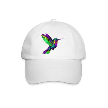 Hummingbird - Baseball Cap - white/white - Front