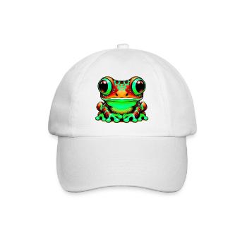 Grenouille - Casquette classique - blanc/blanc - Devant