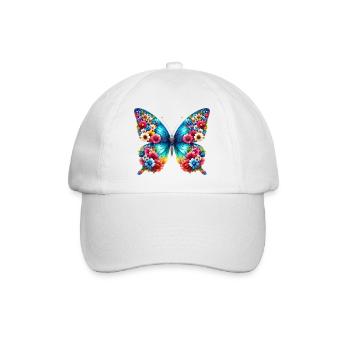 Papillon - Casquette classique - blanc/blanc - Devant