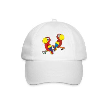 Amis perroquets - Casquette classique - blanc/blanc - Devant