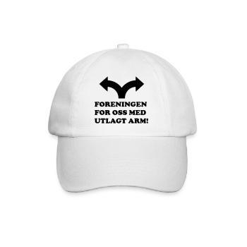 union pour nous à bras tendus - Casquette classique - blanc/blanc - Devant