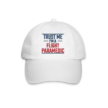 Flight Paramedic Trust me air rescue - Baseball Cap - white/white - Front