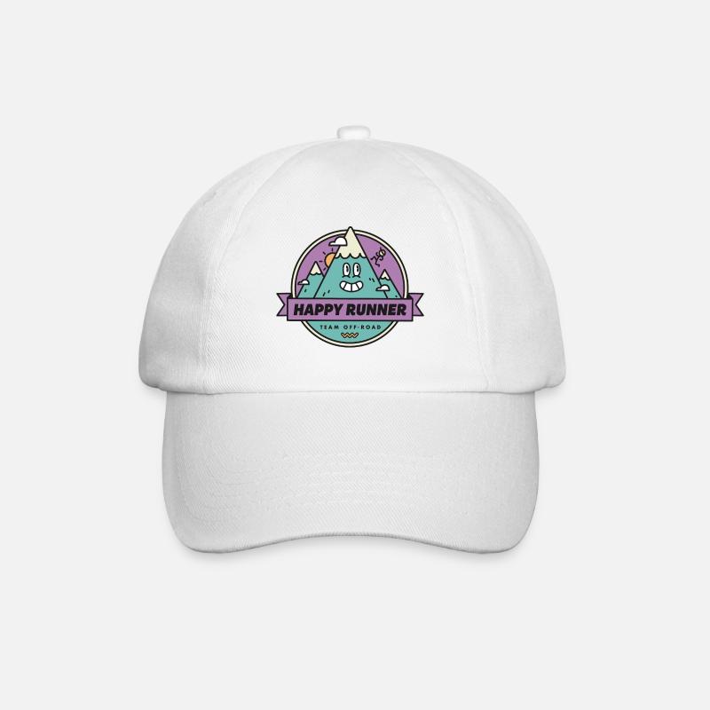 Happy Runner - Casquette classique - blanc/blanc
