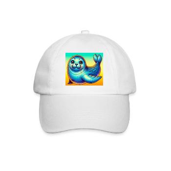 seal - Baseball Cap - white/white - Front